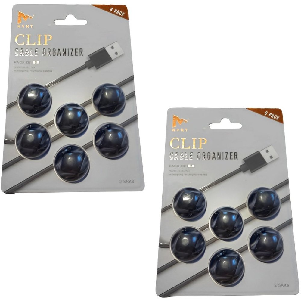 🔗 Tame the Tangle with MVMT Clip Cable Organizers - Double the Delight! Bundle